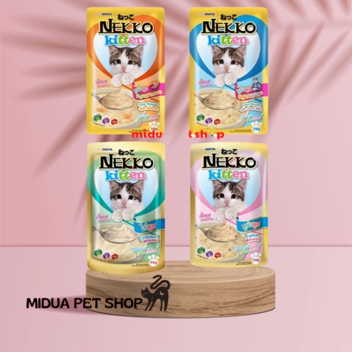 Pate Nekko cho mèo con 70g Pate Thái chính hãng