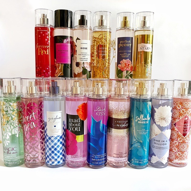 Xịt Thơm Toàn Thân Body Mist Bath And Body Works Thái Lan 30ml, 236ml, 250ml Lưu Hương Lâu