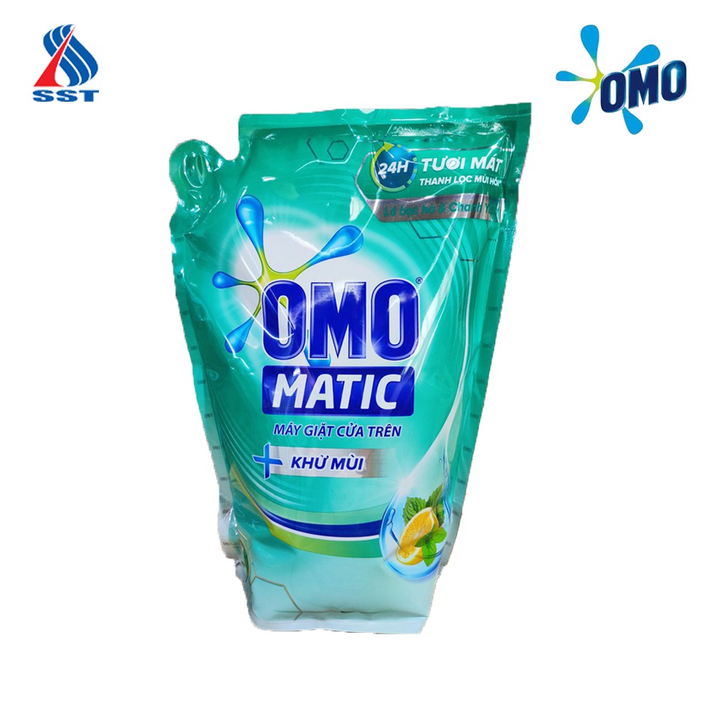 Nước giặt OMO MATIC Khử mùi Cửa trên Túi 2.3kg -67857936