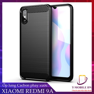 FREESHIP 50k_Ốp lưng Xiaomi Redmi 9A, Ốp Cacbon phay xước chống sốc chống vân tay cho Redmi 9A