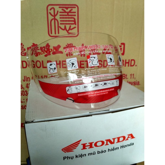 Kính mũ Bảo hiểm chính hãng Honda