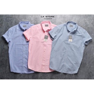 Sơ mi tay ngắn TOPMAN màu hồng