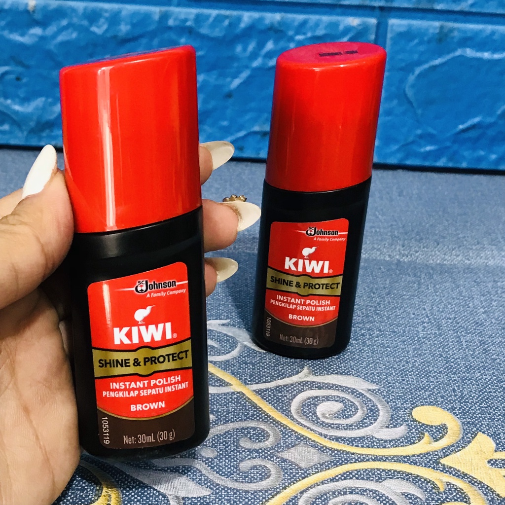 Xi Bóng Nước Kiwi Màu Đen - Nâu 30ml