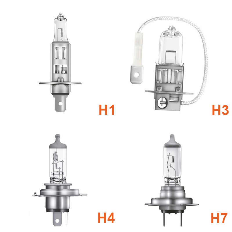 Bóng Đèn Pha Ô Tô Xe Máy Osram H4, H7, H1, H3, H11, HIR2(9012) - 12V 55W Tiêu Chuẩn