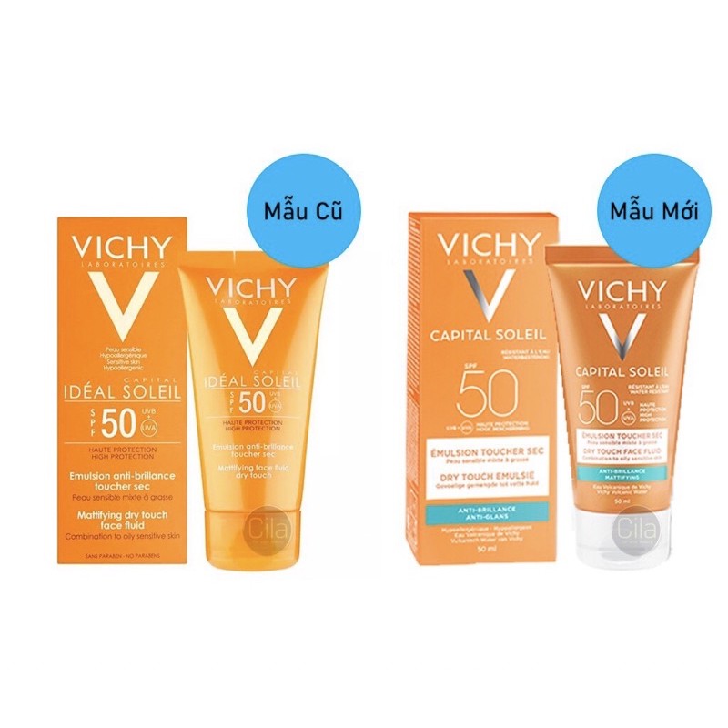 [SẢN PHẨM CHÍNH HÃNG] Kem Chống Nắng Vichy Ideal Solieil 50ml bảo vệ làn da cho bạn