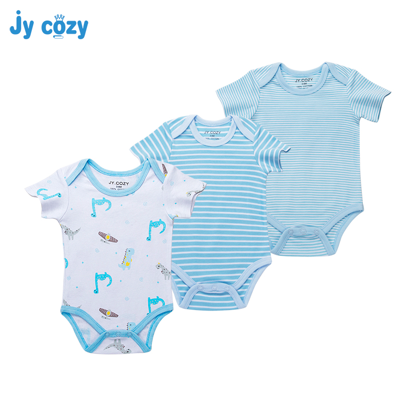 Bộ Áo Liền Quần 100% Cotton Cho Trẻ Sơ Sinh 0-12 Tháng Tuổi quần áo sơ sinh bé gái áo liền quần trẻ sơ sinh Áo liền quần ngắn tay cho bé