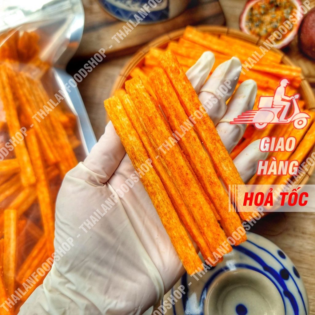 Khoai Tây Lắc Bột Phô Mai Dạng Ống Túi 500gr