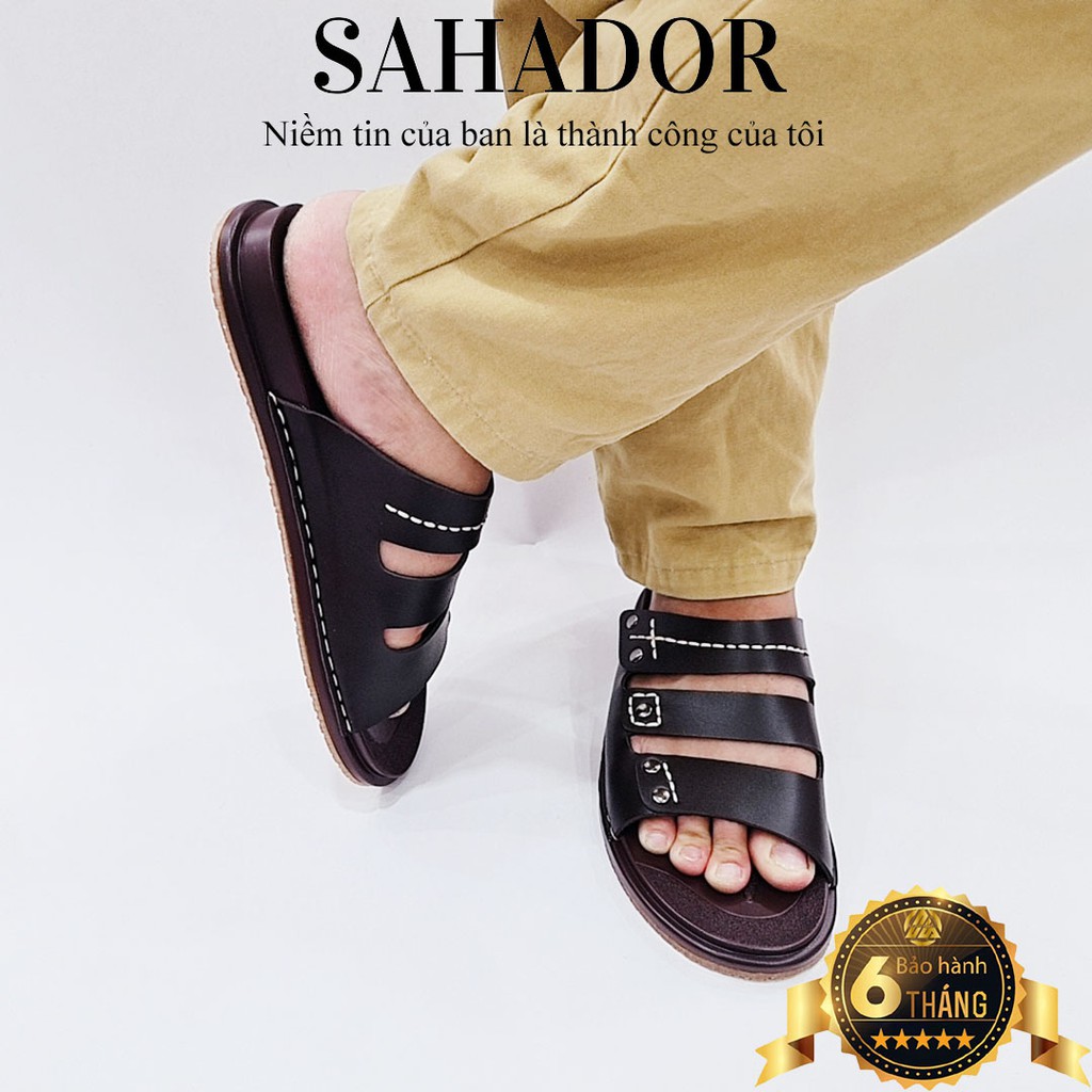 Dép nam sandal quai ngang cao cấp - Dép xăng đan nam thời trang SD-07