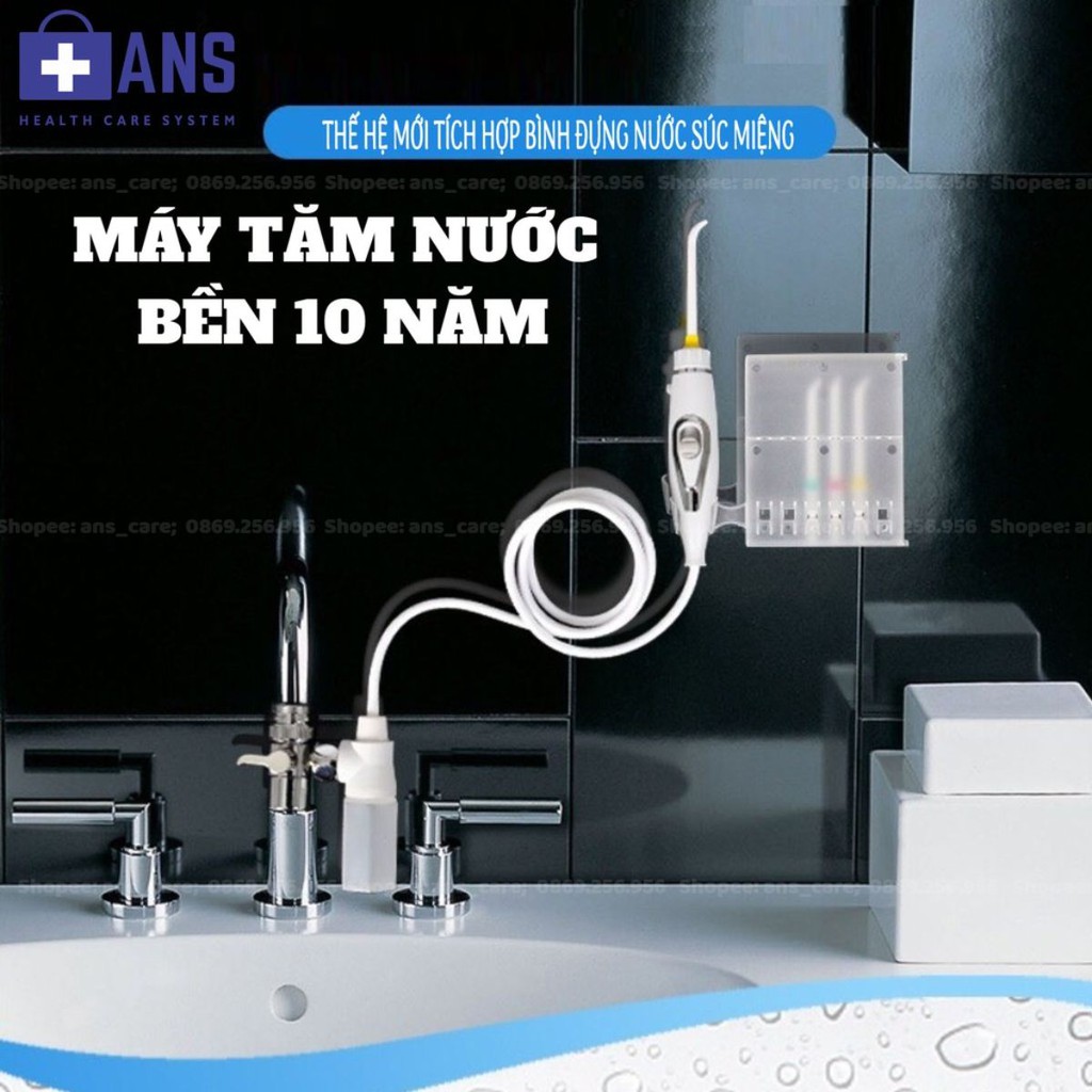 Máy Tăm nước cơ gắn vòi rửa mặt X4 (BỀN 10 NĂM)