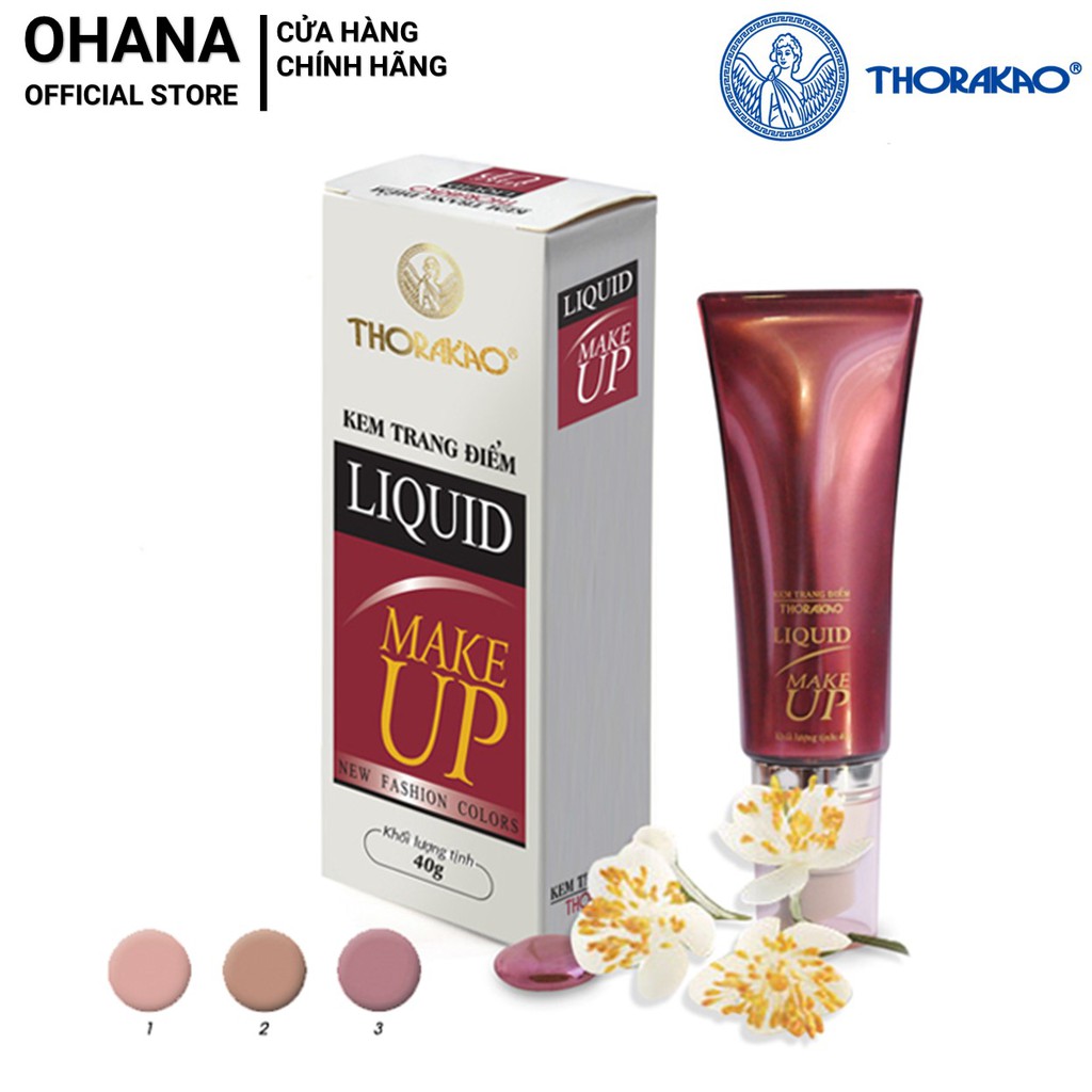 Kem Trang Điểm Thorakao Liquid 40g