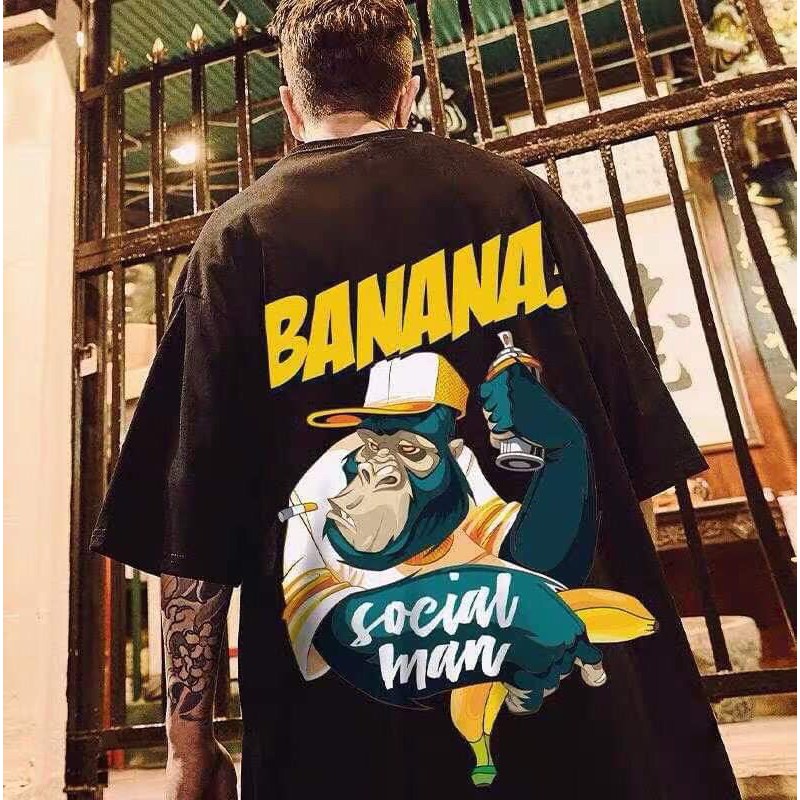 [2Buffalo] Áo thun Unisex, Áo thun nam nữ tay ngắn cao cấp 100% cotton Banana streetwear form oversize đẹp | BigBuy360 - bigbuy360.vn
