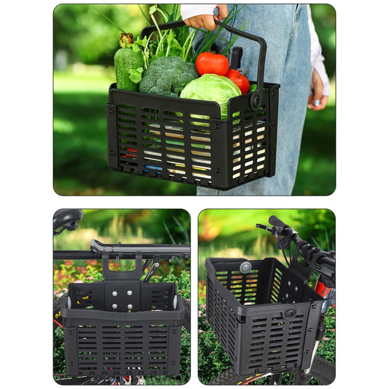 QQ Giỏ Đựng Đồ Gắn Phía Trước Xe Đạp Có Thể Gấp Gọn Tiện Dụng