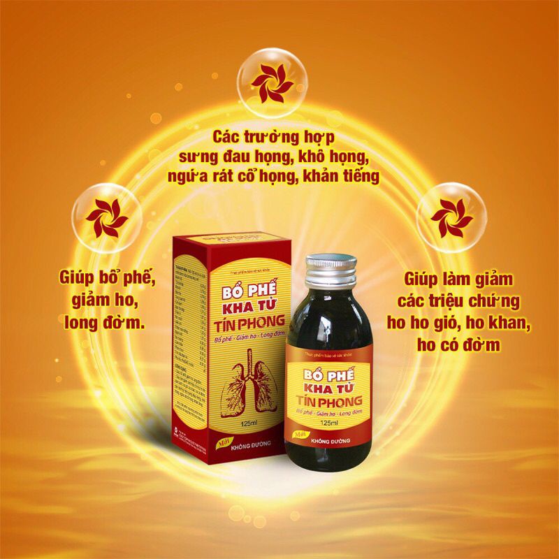 Siro Bổ phế kha tử Tín Phong ( không đường)