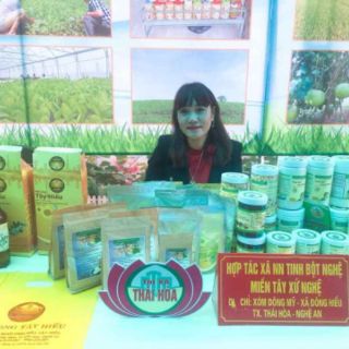 500g Tinh bột nghệ nếp đỏ
