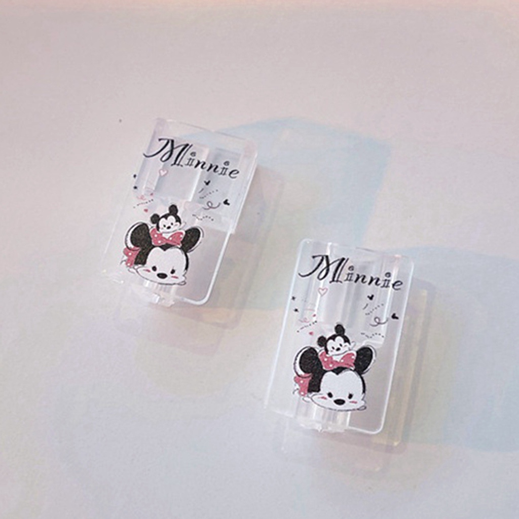 Set 2 Vỏ Bọc Bảo Vệ Dây Cáp USB / Cáp Sạc / Truyền Dữ Liệu Hình Chuột Mickey / Minnie / Doraemon 8 Kiểu Cho Android Type-C
