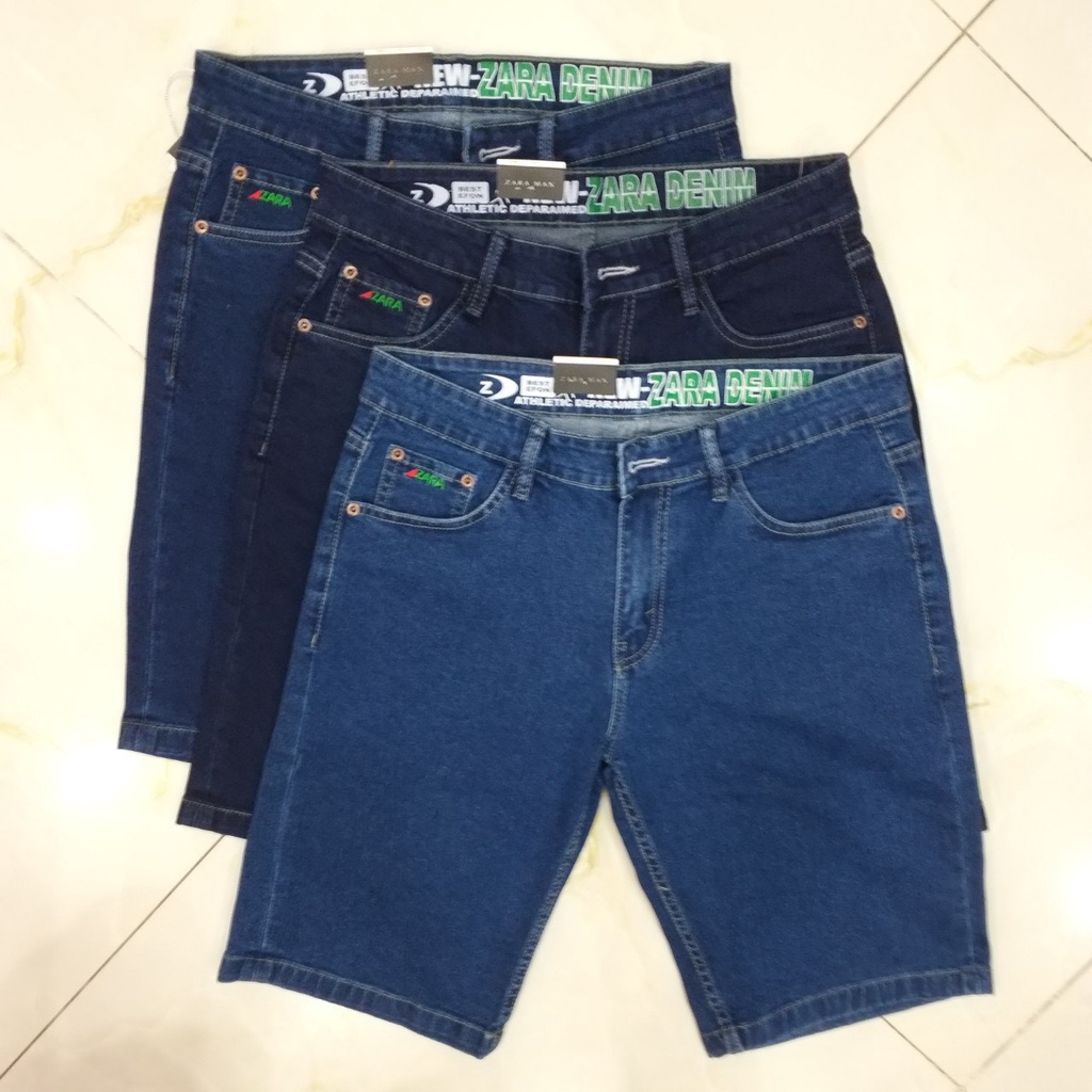 Quần short jean nam ZARA, đủ 3 màu jean, mềm mại, co giãn, HÀNG XUẤT XỊN full size, chi tiết đến từng đường chỉ #quanrin