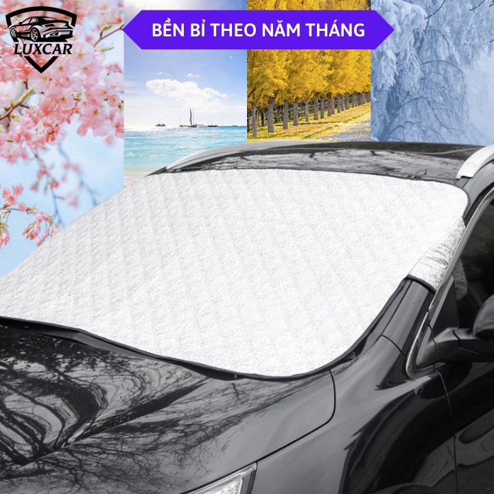 Bạt Che Nắng Kính Lái Ô TÔ 3 Lớp LUXCAR, Siêu Cách Nhiệt Giảm Nắng Nóng, Bảo Vệ Nội Thất Hiệu Quả