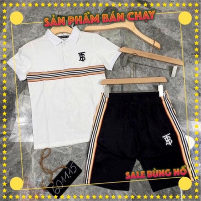 Freeship 50k-Bộ thời trang nam cổ bẻ BB thun cao cấp