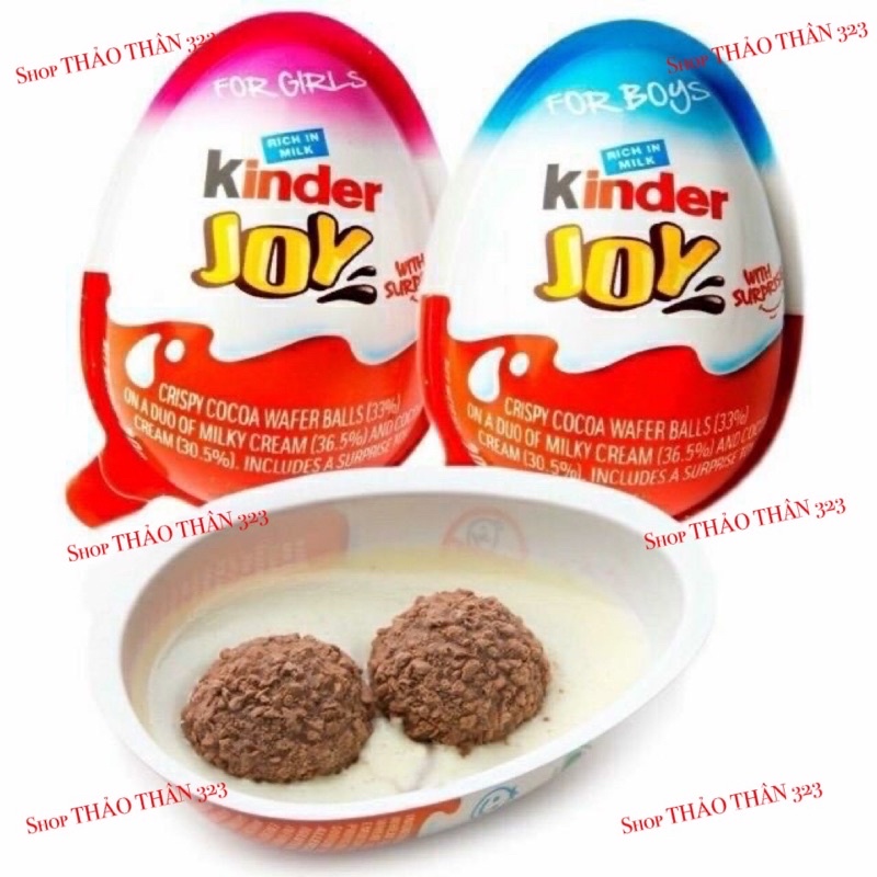 Trứng Kinder Joy - Trứng Bất Ngờ (Màu Hồng, Màu Xanh)-HÀNG NHẬP 100% CHÍNH HÃNG