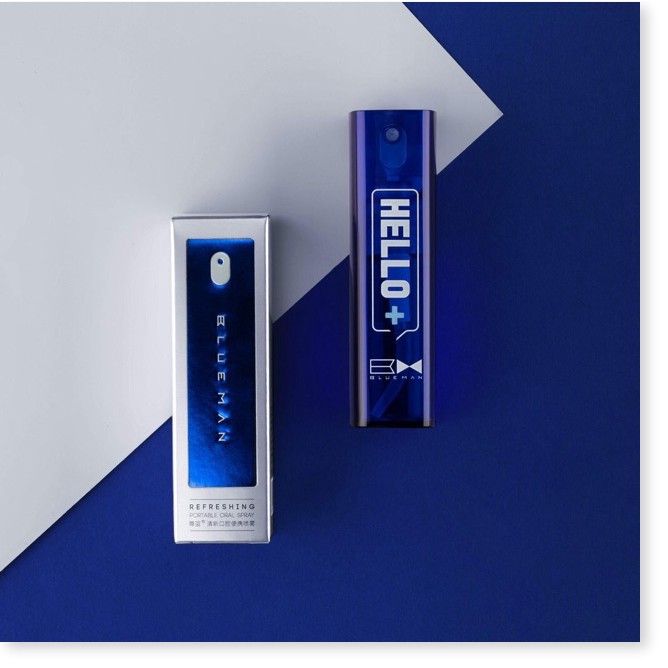 NƯỚC XỊT THƠM MIỆNG DIỆT KHUẨN HƯƠNG BẠC HÀ BLUEMAN 10ml