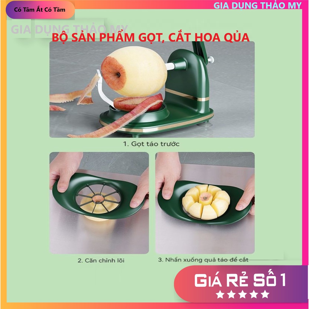 Dụng cụ gọt vỏ hoa quả tiện dụng đa năng- Gọt vỏ táo lê ổi - Dụng cụ tiện ích cho mỗi nhà