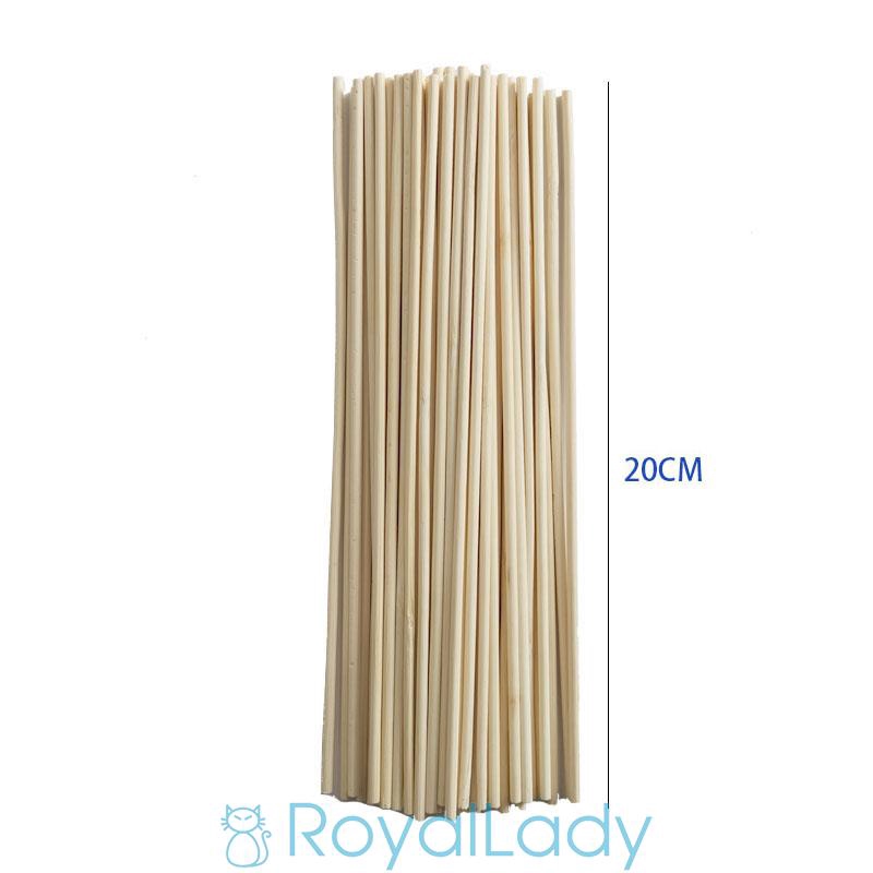 Set 50 que gỗ tự nhiên dùng cắm hoa trang trí tiện dụng