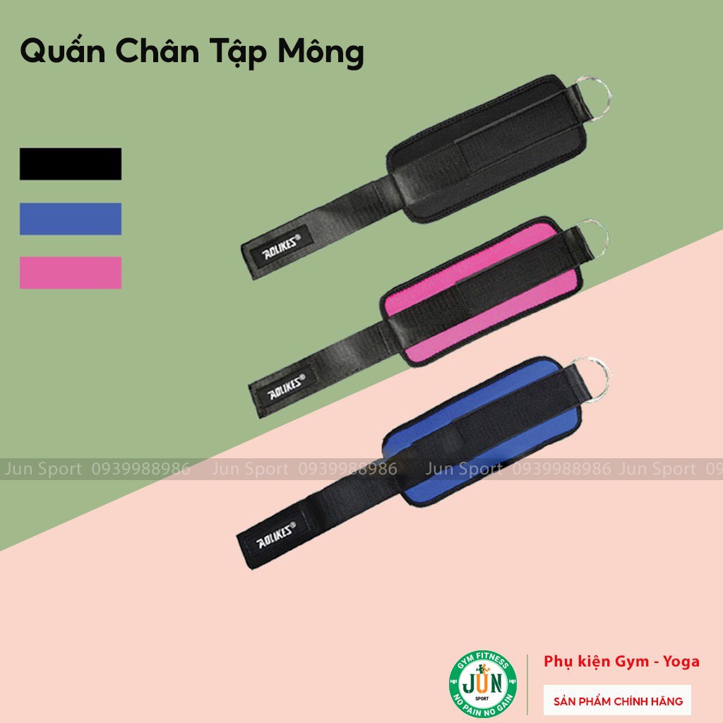 Quấn Cổ Chân Kickback, Móc cổ chân tập mông Jun Sport