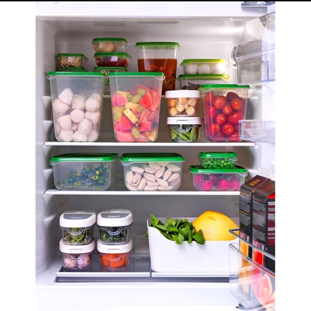 Bộ 17 hộp nhựa để đồ ăn