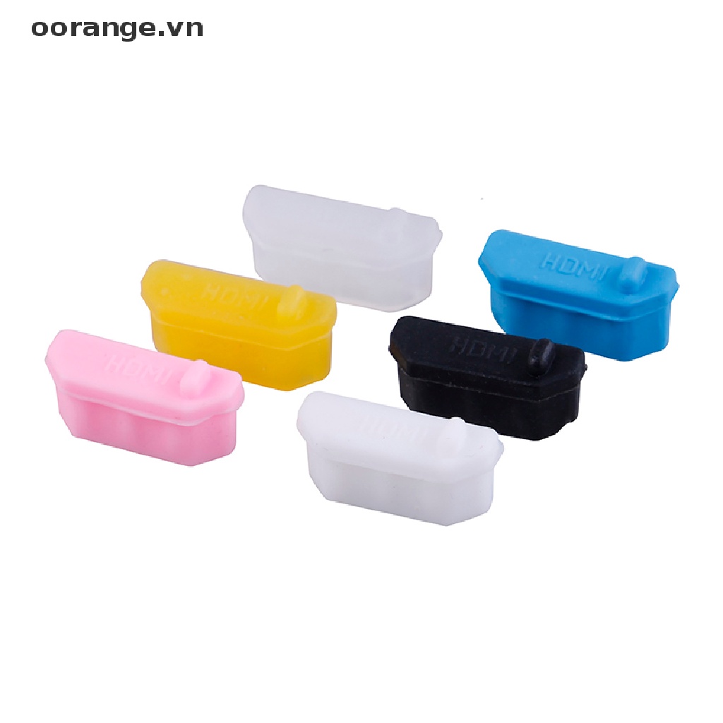 Bộ 10 miếng vỏ silicone chống bụi cho đầu HDMI cao cấp