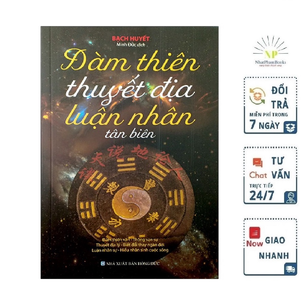 Sách - Đàm Thiên Thuyết Địa Luận Nhân Tân Biên - Bìa Cứng(Tái Bản)