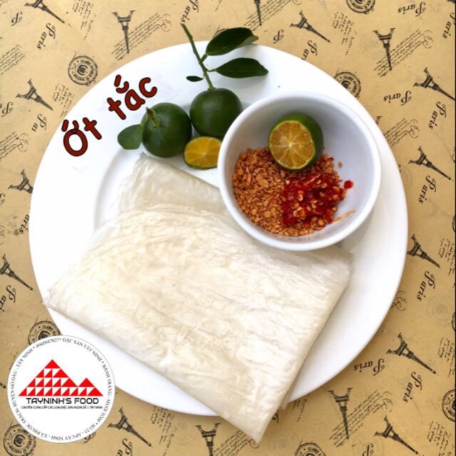 30 bịch bánh tráng tắc ớt tươi cay cấp độ 9 Tay ninh - Nguyệt Như