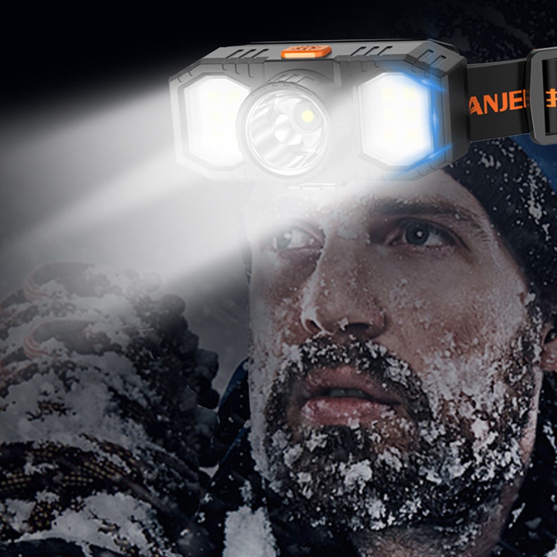 Đèn pin đeo đầu 3 chế độ LED siêu sáng dùng cho các hoạt động ngoài trời