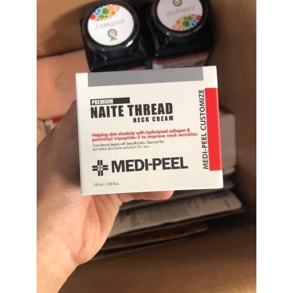 Kem dưỡng da cổ Medi peel naite thread neck cream - Hàng chính hãng