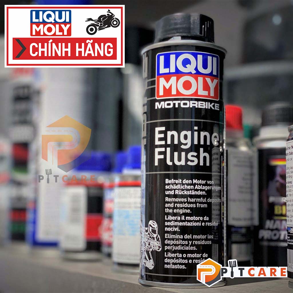 Súc Rửa Động Cơ Liqui Moly Motorbike Engine Flush 1657 250ml Vệ Sinh Máy Khỏi Cặn Nhớt Lâu Ngày