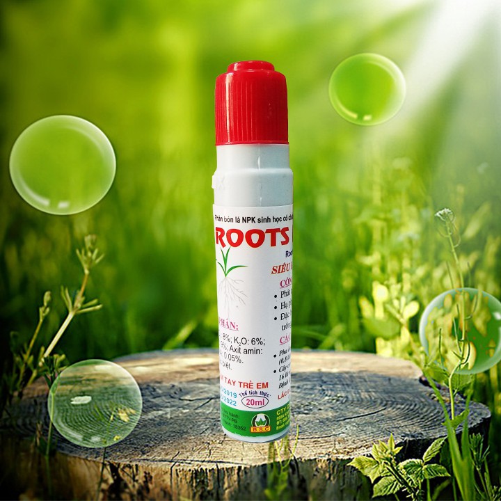 Phân bón lá Bimix roots new kích thích ra rễ cho hoa hồng, cây mai vàng, hoa lan, bonsai 20ml