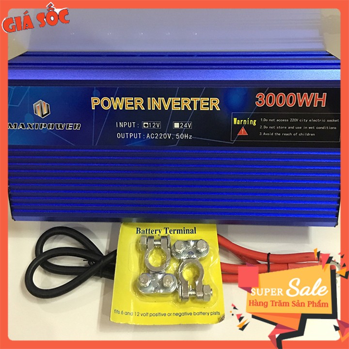 Bộ Kích Điện 3000W Nguồn 12V Chính Hãng