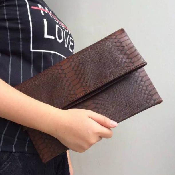 Ví cầm tay da rắn | Ví dài thời trang dành cho nữ 71