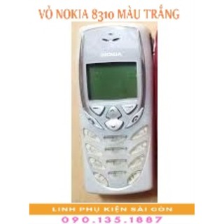 VỎ NOKIA 8310  MÀU TRẮNG