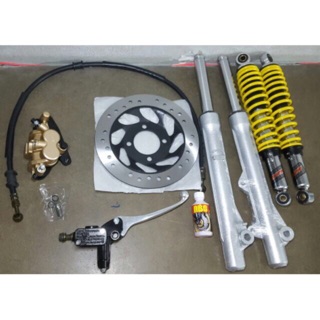 Combo bộ dầu trước wave rs - phuộc trước sau hàng y hình Full bộ