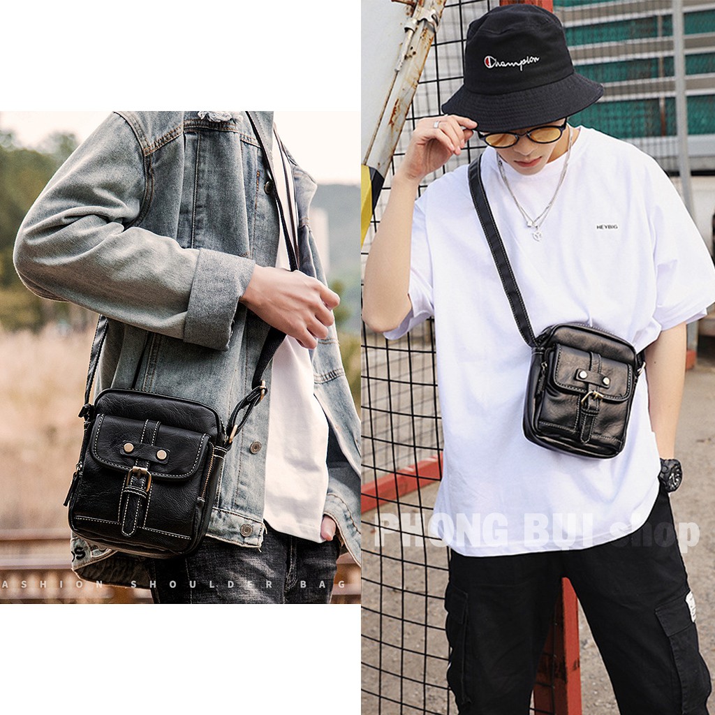 Túi Xách Nam Da Thật Mềm Đẹp Như Túi Đựng Máy Ảnh Rất Sang Dáng Đeo Chéo Trẻ Trung | BigBuy360 - bigbuy360.vn