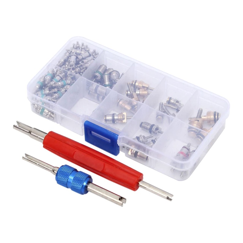 Bộ 102 Lõi Van R134A A / C 2 Chiều Cho Xe Hơi