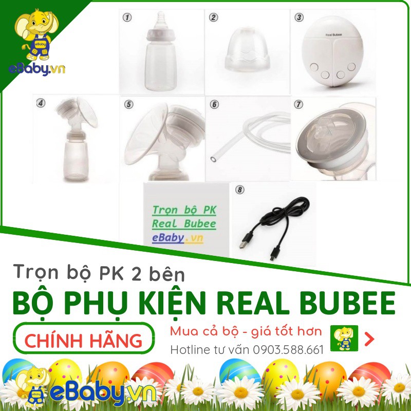 [KHÔNG HỞ] Van chân không - lưỡi gà máy hút sữa Real Bubee (Van một chiều, phụ kiện số 3)