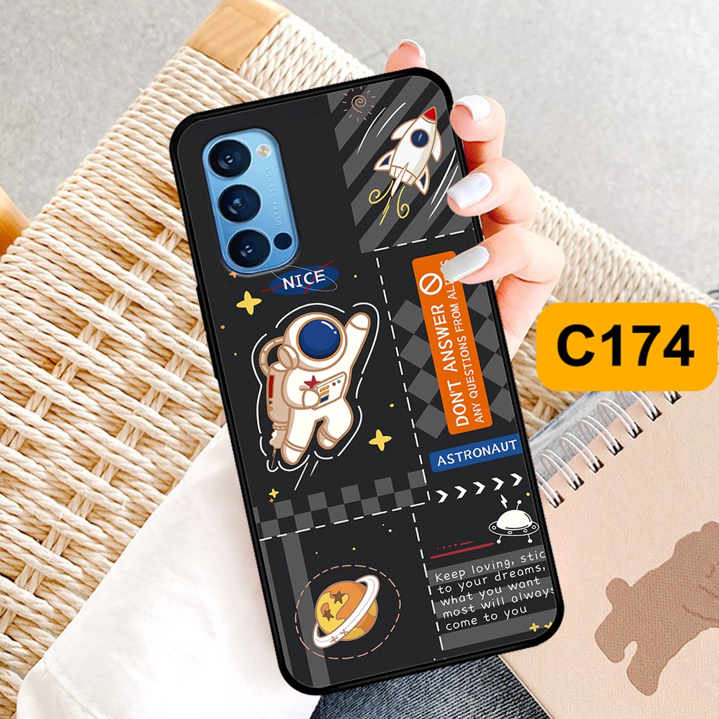 Ốp Oppo Reno 4 - Reno 4 Pro - Reno4 - Reno4 Pro in hình astronaut, phi hành gia vũ trụ hottrend, độc đáo, cá tính.