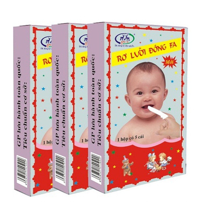 10 Hộp Rơ Lưỡi Đông Pha Cho Bé Sơ Sinh, Trẻ Sơ Sinh