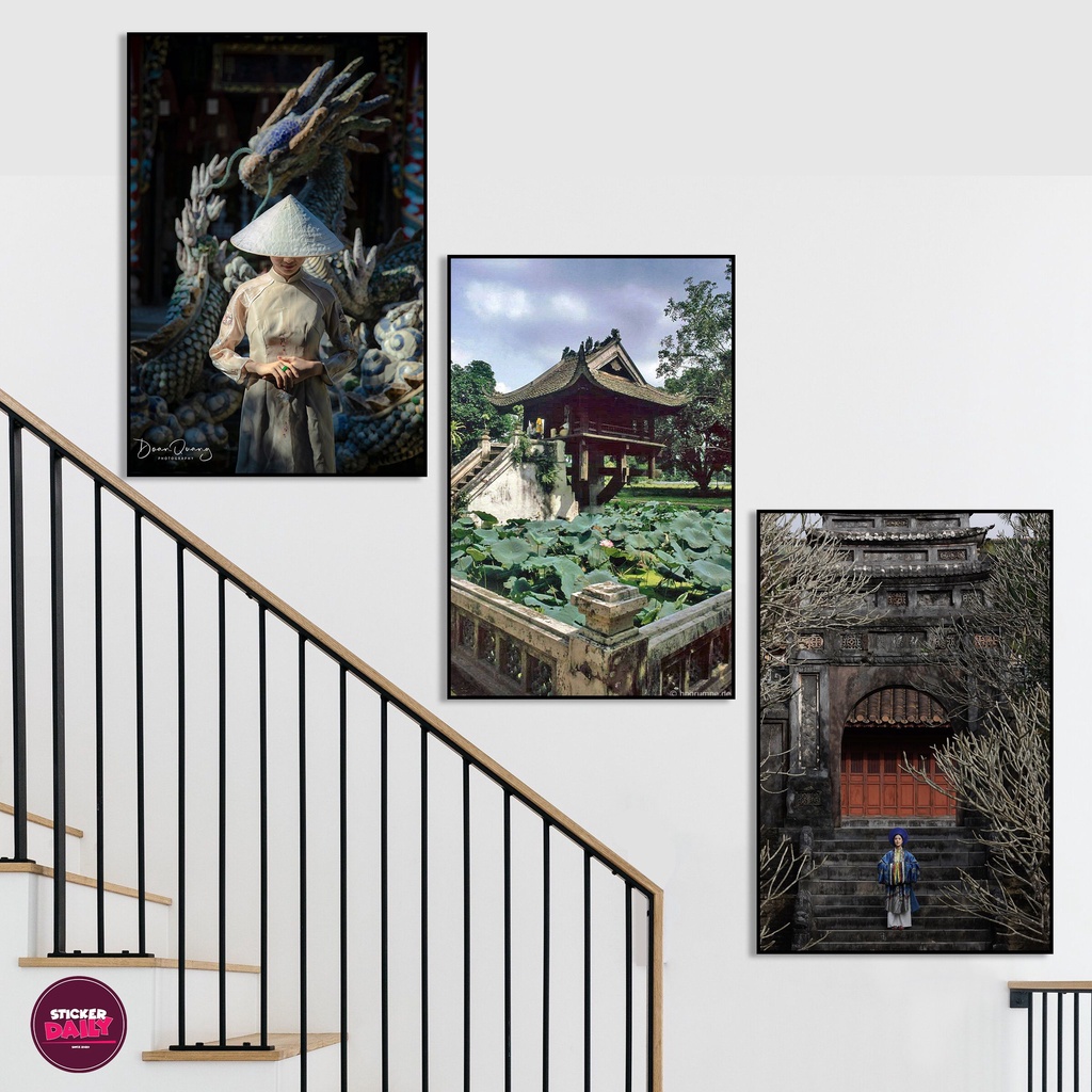 Tranh treo tường chất liệu Canvas , chủ đề Danh lam thắng cảnh Việt Nam, decor phòng khách, gaming, khách sạn