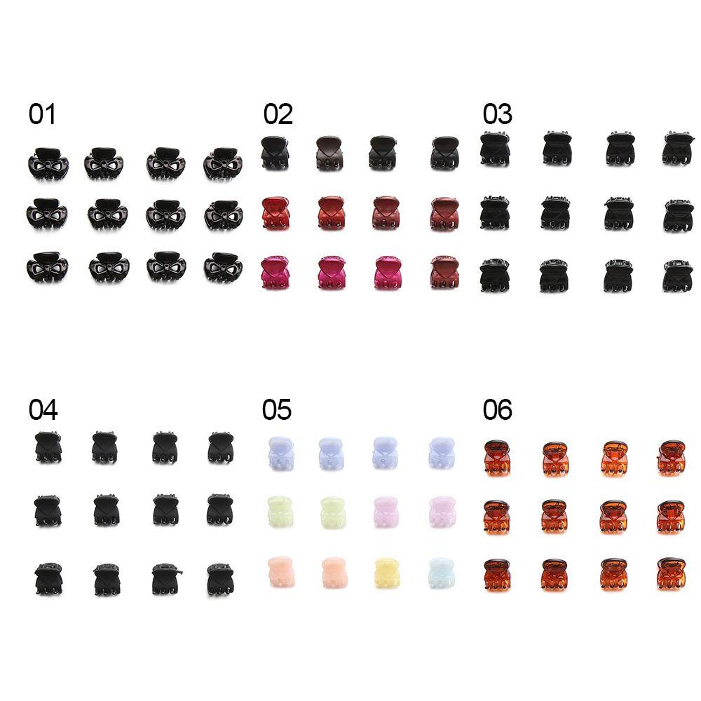 Bộ 12 Kẹp Tóc Càng Cua Thời Trang Cho Bé Gái