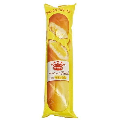 Combo 5 gói Bánh mì tươi bơ sữa/Socola/Khoai môn Kinh Đô que 90gr/Cái