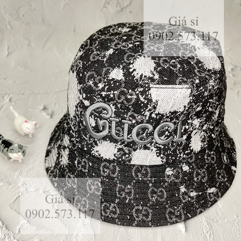 Nón bucket jean loang GC thời trang xịn sò nam nữ