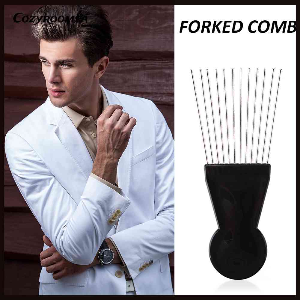 Lược Chải Tóc Răng Thưa Bằng Kim Loại Chuyên Dụng Cho Salon