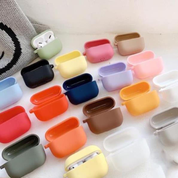 Case Airpods Pro, Ốp Bảo Vệ Airpods Pro, Chất Liệu Silicol Đựng Tai Nghe Không Dây Airpods Pro. Tặng Kèm Móc Đeo